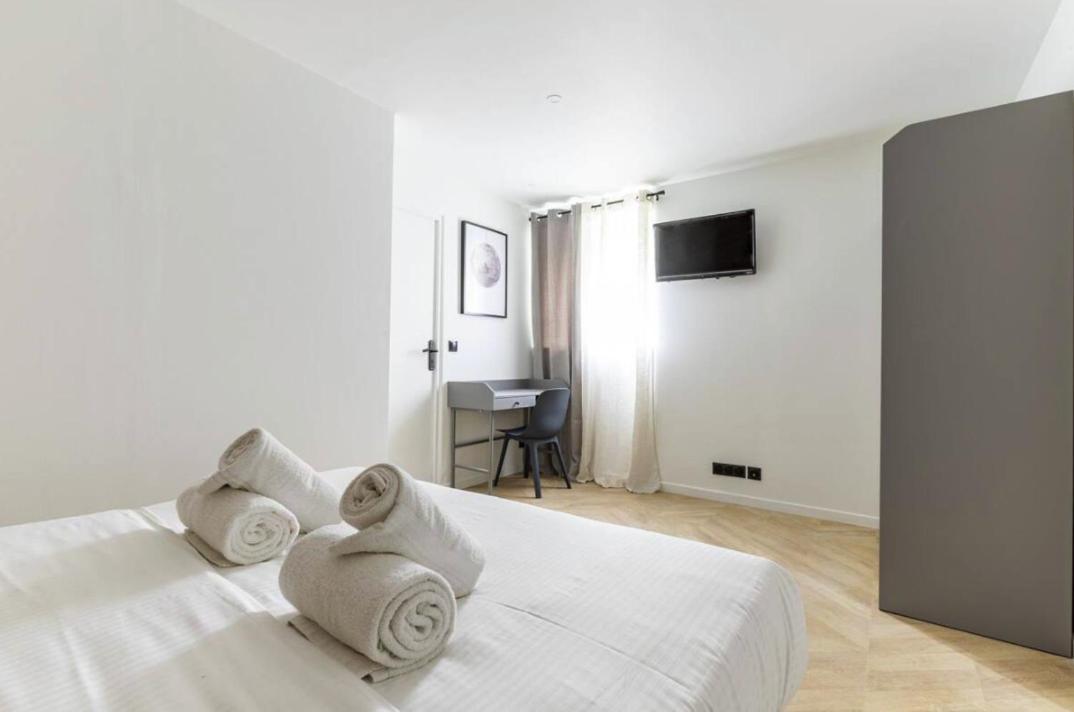 Chapelle/Ordener : Magnifique Appartement 1Br/4P París Exterior foto
